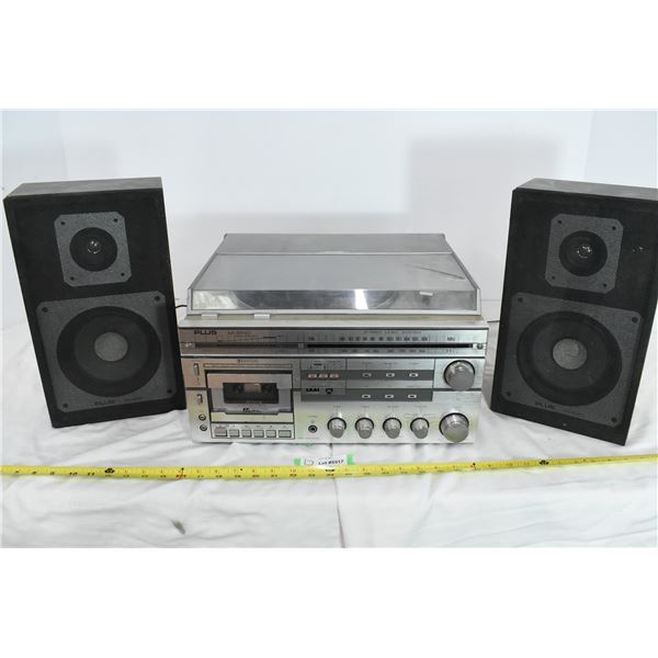 Plus Stereo System w/ Record Player