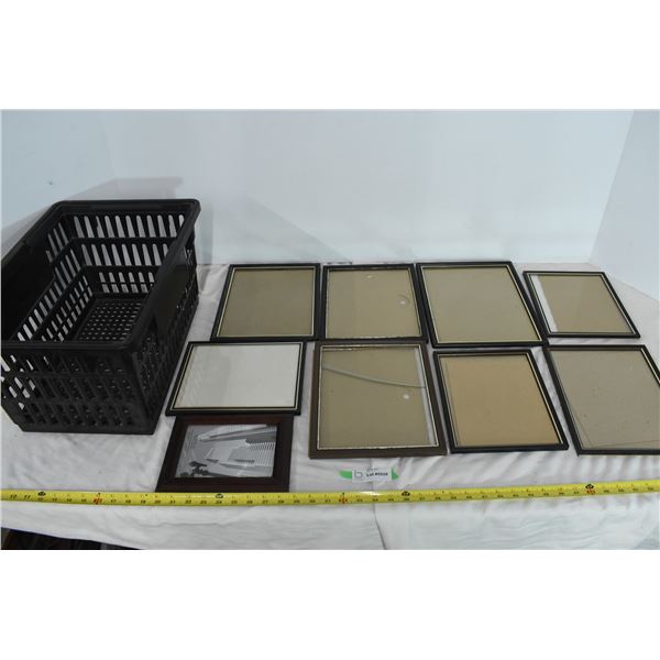 Misc. Picture Frames w/ Grocery Basket