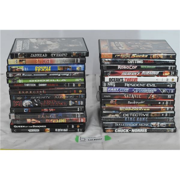 Assorted Action DVD’s