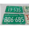 Image 3 : 69,74,75,76 Sask License Plates