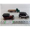 Image 3 : 1915 + 1918 Chevy Car models with semi flatbed