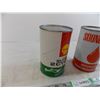 Image 2 : Shell Super Cycle Oil cardboard can (Full) + Sound Penn ATF tin (empty)