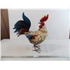 Image 1 : Tin Chicken Outdoor Lawn Ornament - 21" Tall 16" wide