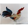 Image 2 : Tin Chicken Outdoor Lawn Ornament - 21" Tall 16" wide