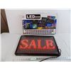 Image 1 : LED "Sale" Sign - 21" Long