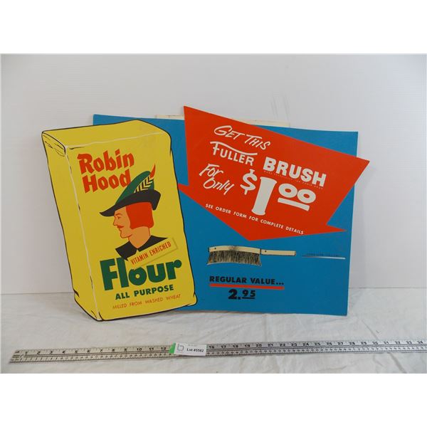 Robin Hood Cardboard advertising Sign
