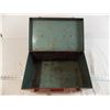 Image 2 : vintage metal tin toolbox - 14.5x9x7