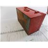 Image 4 : vintage metal tin toolbox - 14.5x9x7