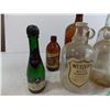 Image 2 : various vintage bottles, white binegar, crown royal, misc