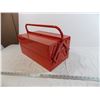 Image 1 : 18" Metal Red Folding Tool Box