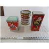 Image 1 : Rogers 10lb sugar tin, coca cola + ritz crackers tins