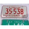 Image 3 : 1965,71 F&P Sask License plates