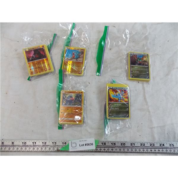 Pokemon Trading cards - 5 small grab bags