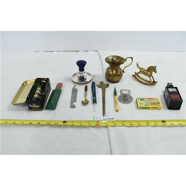 Assorted Lot w/ Mini Glenfiddich Bottle