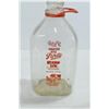 Image 3 : Vintage Glass Milk Bottles