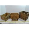 Image 1 : 3 Wooden Crates