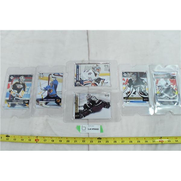 Upperdeck Oversized Goalie Cards