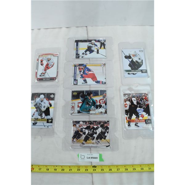 Assorted UpperDeck Oversized Player Cards
