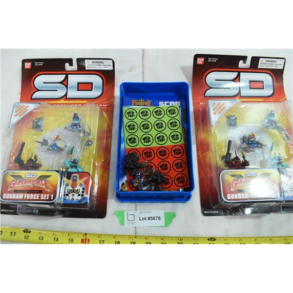 Small Gundam Action Figures & Small Action Game