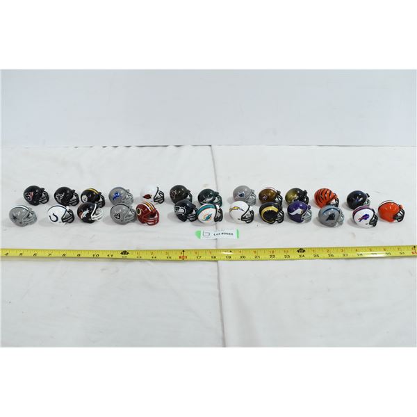25 Mini NFL Football Helmets