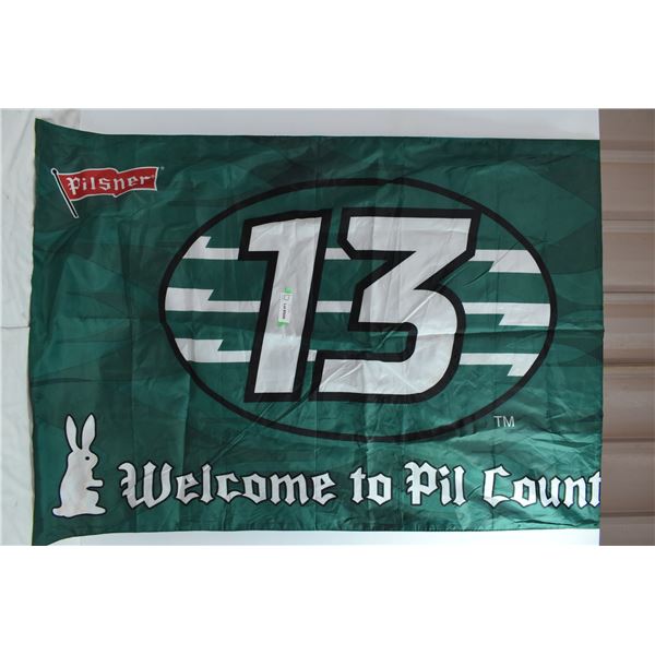 Pilsner 13th Man Roughrider Flag