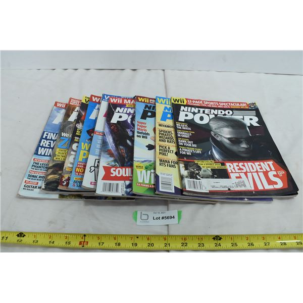 9 Nintendo Power Magazines
