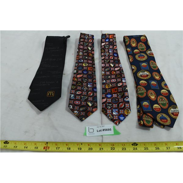 NHL, Beer, Mcdonalds Ties