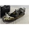 Image 3 : Military Action Figures w/ Tank, Boat, Helicopter, Jeep.