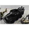Image 4 : Military Action Figures w/ Tank, Boat, Helicopter, Jeep.