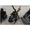 Image 5 : Military Action Figures w/ Tank, Boat, Helicopter, Jeep.
