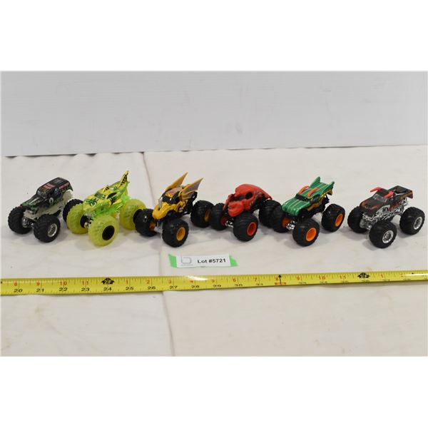 6 Misc. Toy Monster Trucks
