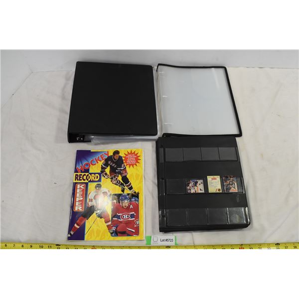 Binders, Hockey Record Keeper, Card Sleeves