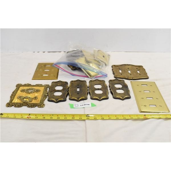 Bag of Brass Outlet Covers