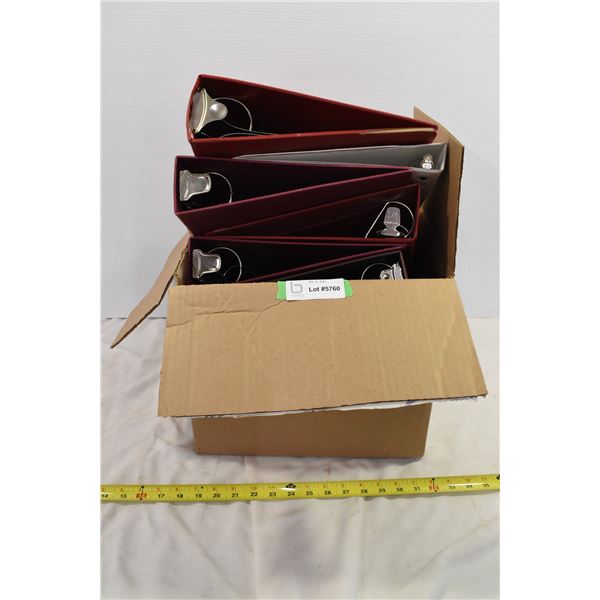 Box of School Binders