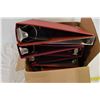 Image 2 : Box of School Binders