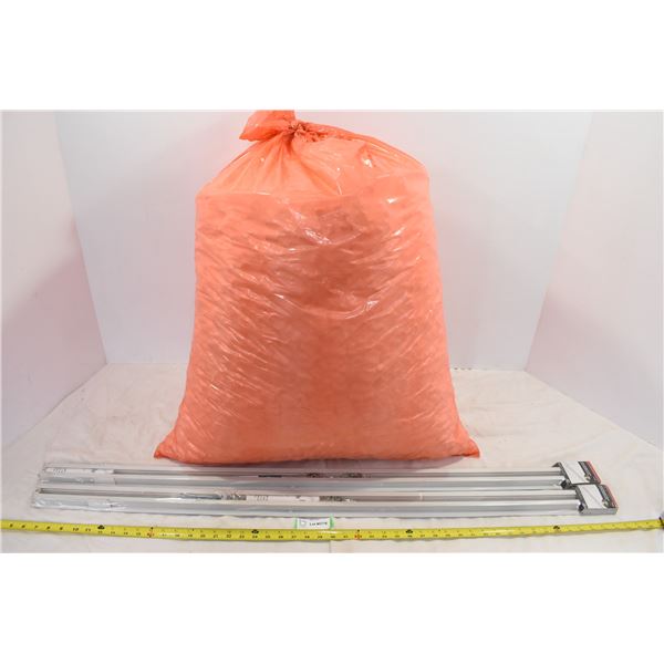 Lighting Tracks & Packing Peanuts