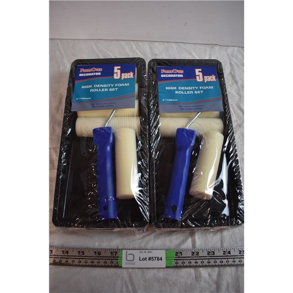 (2) Foam (paint) Roller Sets