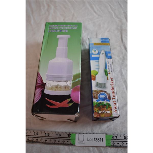 Vegetable Chopper and Meat Tenderizer