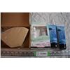 Image 1 : Coffee Filters and Skincare Items