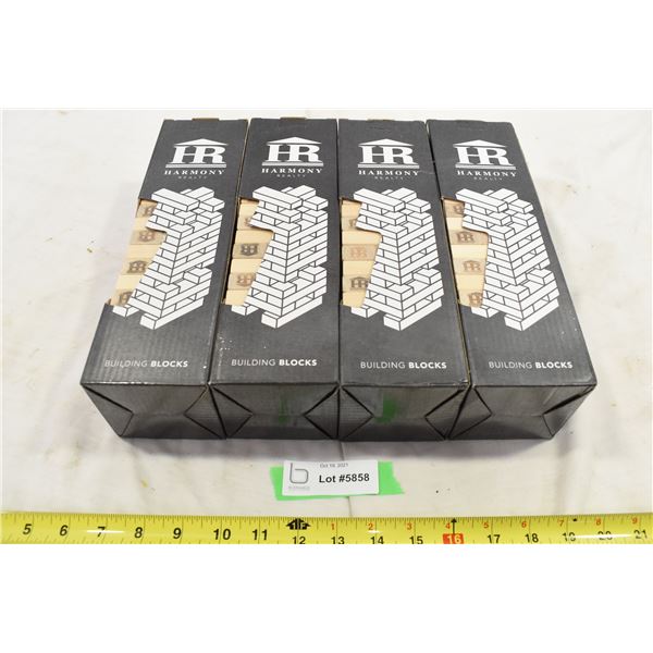 Harmony Realty Jenga Blocks