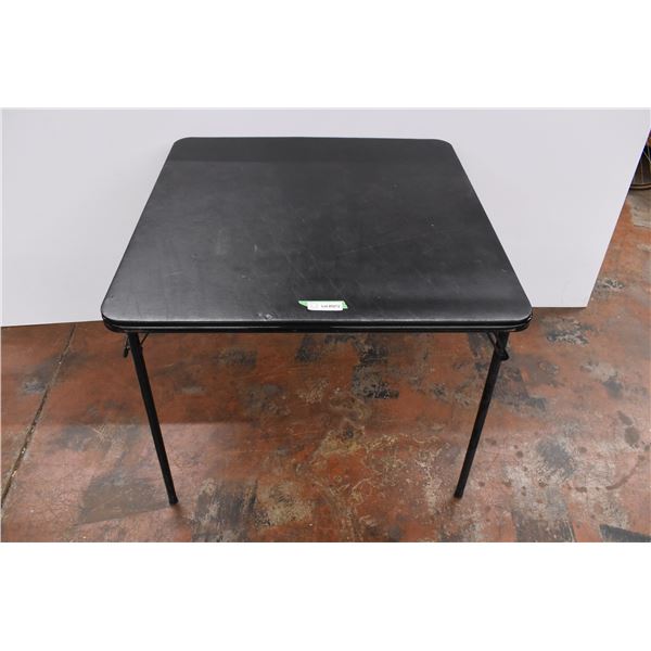 Card Table - Padded Black Colored