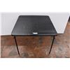 Image 1 : Card Table - Padded Black Colored