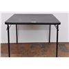 Image 2 : Card Table - Padded Black Colored