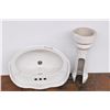 Image 1 : Porcelain Sink & Sink Stand