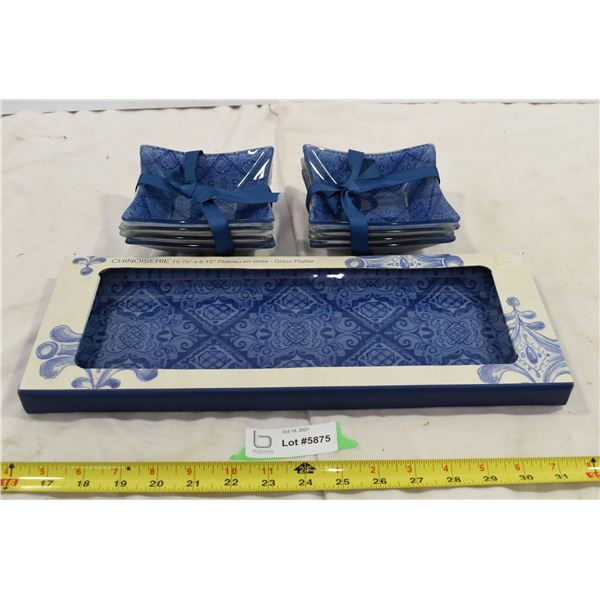 Blue Stoke Chinoserie Dishes