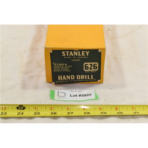 Stanley 626 Hand Drill Factory Sealed