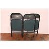Image 1 : 4 Green Folding Chairs