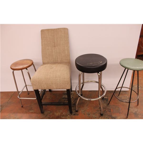 Various bar stools