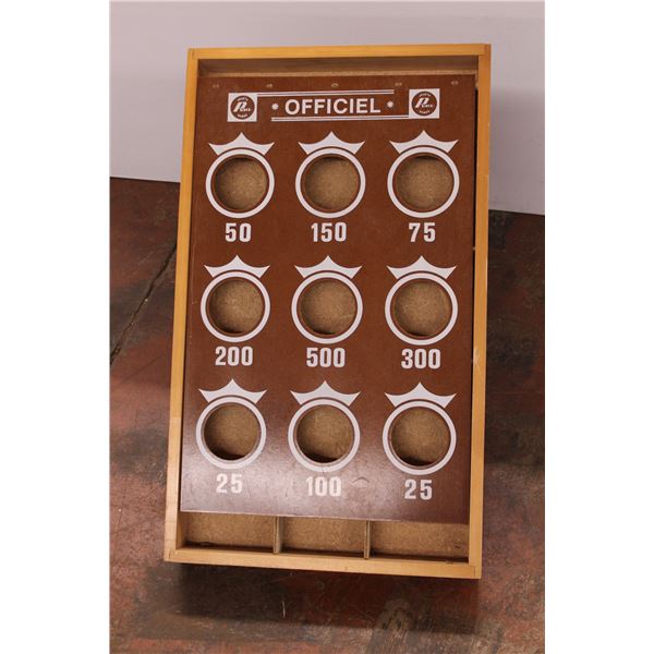 bean bag wooden board