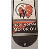 Image 3 : Red Indian Motor Oil  "Come in!" Door push sign (12.25"x4.25")